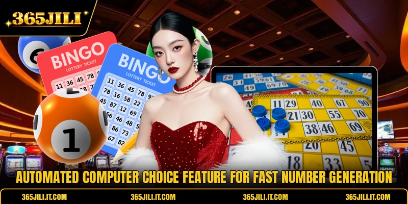Automated computer choice feature for fast number generation Automated computer choice feature for fast number generation