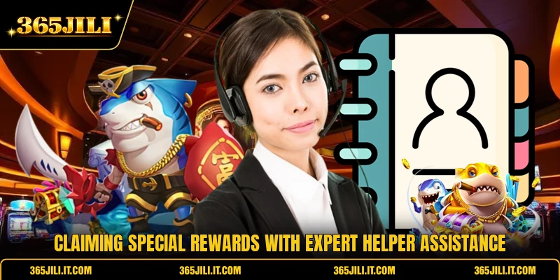 Claiming special rewards with expert helper assistance