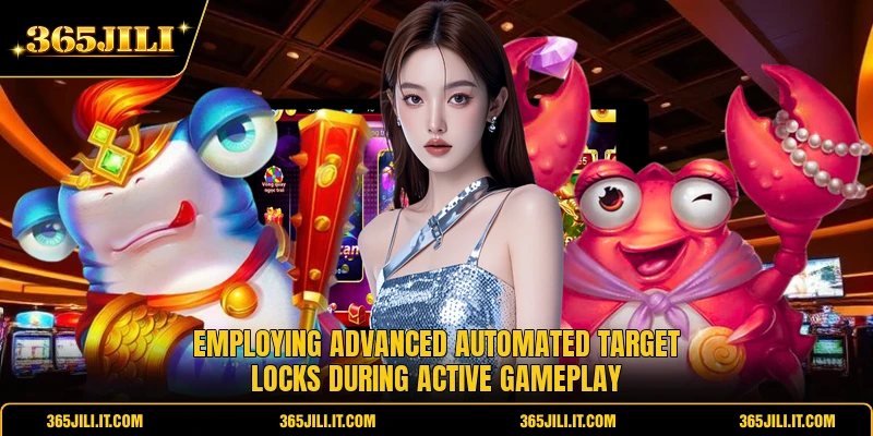 Employing advanced automated target locks during active gameplay Employing advanced automated target locks during active gameplay