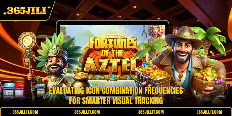 Evaluating icon combination frequencies for smarter visual tracking