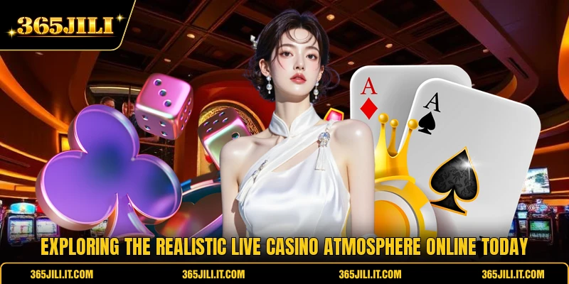 Exploring the realistic Live Casino atmosphere online today