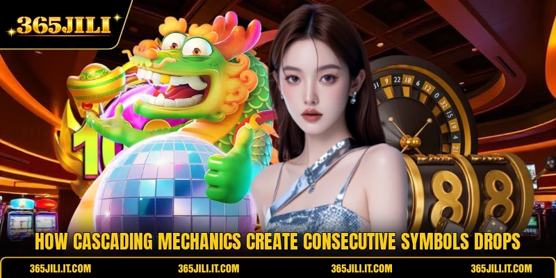 How cascading mechanics create consecutive symbols drops
