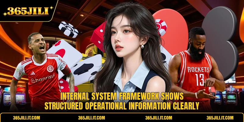 Internal system framework shows structured operational information clearly
