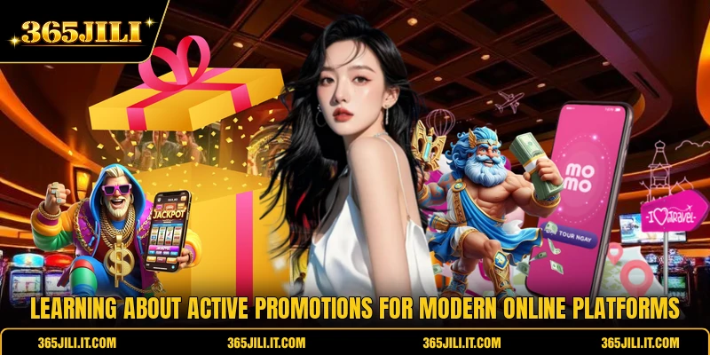Learning about active promotions for modern online platforms