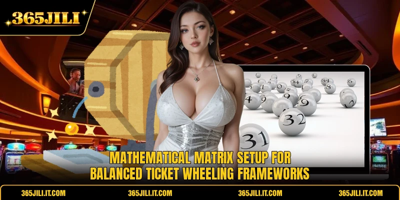 Mathematical matrix setup for balanced ticket wheeling frameworks Mathematical matrix setup for balanced ticket wheeling frameworks