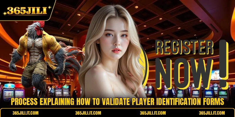 Process explaining how to validate player identification forms Process explaining how to validate player identification forms